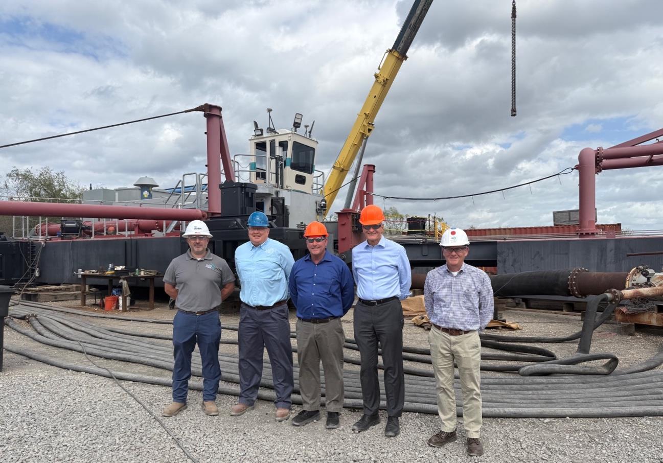 L-R: Josh Louviere; Doy Dugan, Bill Wetta; Senator Bill Cassidy; Bob Wetta